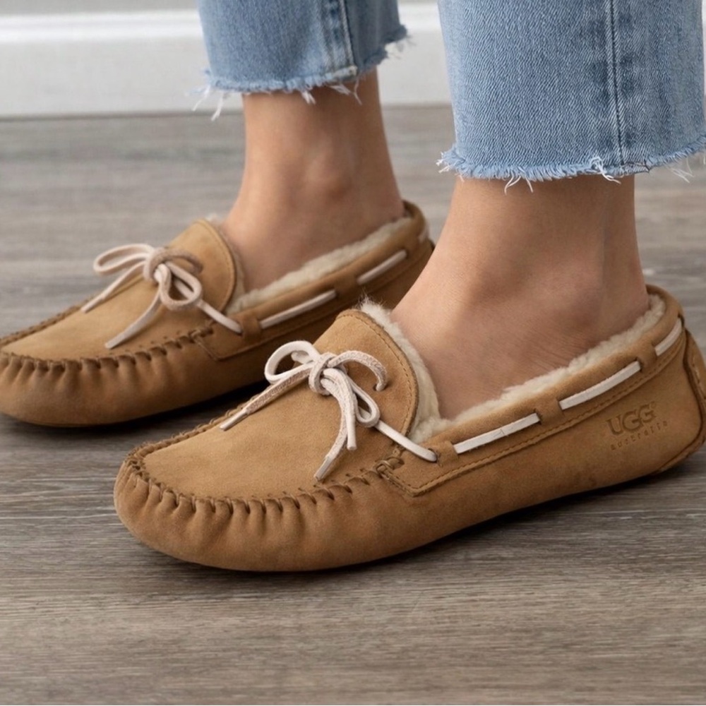 UGG Women's Brown Moccasin Loafers
